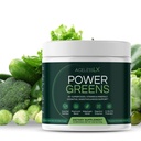 AldersløseLX Power Greens, 42 Supermat med probiotika, enzymer og prebiotiske fiber for forbedret energi, immunitet og digestiv helse, 30 serveringer