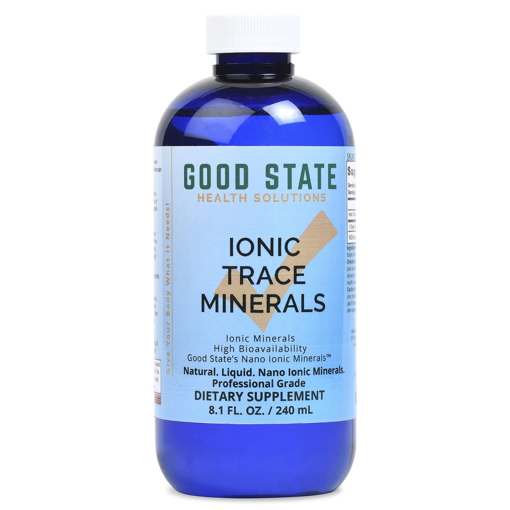 God State flytende Ionic Trace Minerals (96 porsjoner ved 125 mg - 8 fl oz)