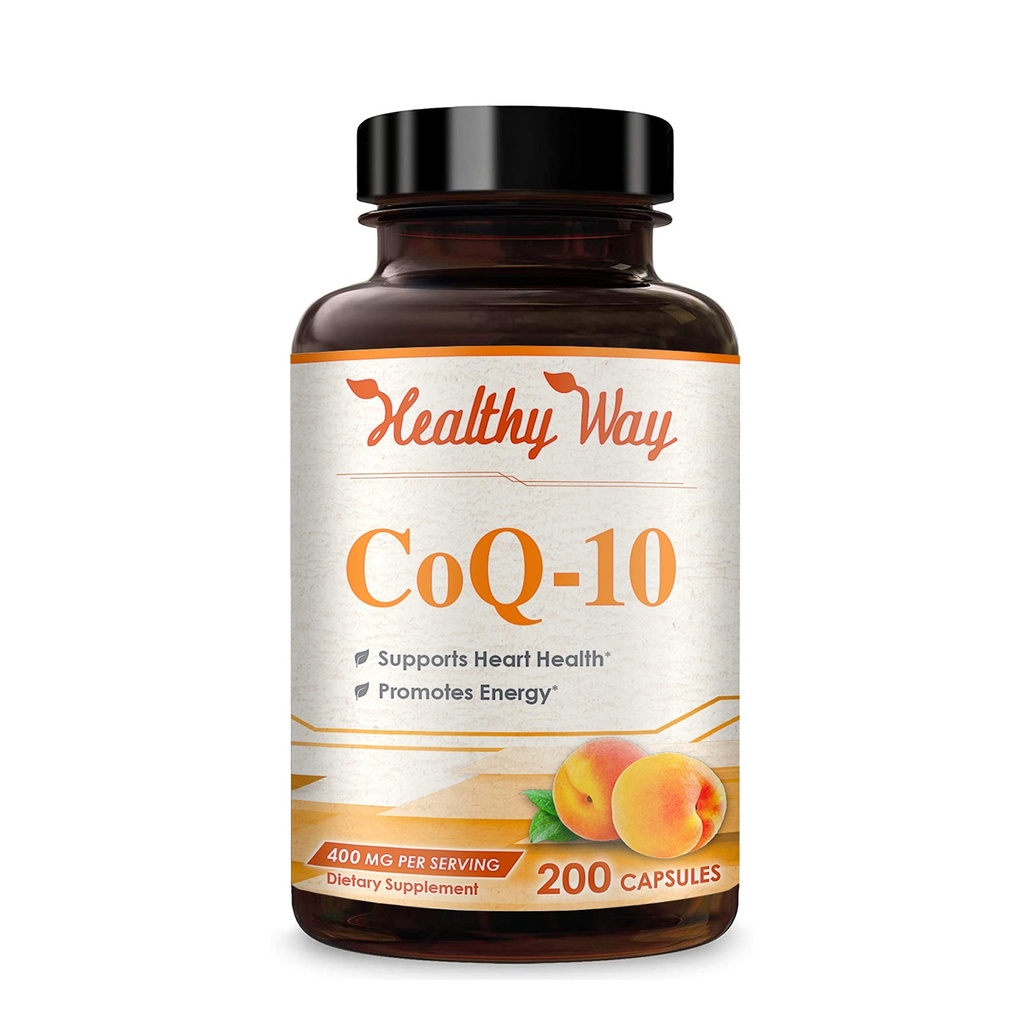 Sunn måte CoQ10 400mg 200 kapsler raskt absorpsjon - ikke-GMO
