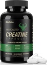 Mikronisert Kreatin Monohydrat Kapsler, Kreatin Kapsler Supplement for muskel, styrke, ytelse, energi, utvinning, Glutenfri kreatin for kvinner og menn, 100Kapsules (20 Serveringer)