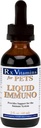 Rx Vitaminer Flytende Immuno Hund & Cat Immune Support - Reishi Mushroom Plus L-Lysine for katter - Hund Immunity Booster Supplement - Bacon Flavor - 2 oz.
