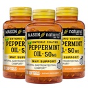 MASON NATURAL Peppermynteolje 50 mg Enteric Coated Supplement, 270 dagers tilførsel av gastrommel støtte for normalt funksjonell bummel, Softgel piller