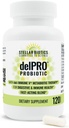 Del-Immune V® + Delpro Probiotic & Prebiotic Blend av Stellar Biotics - Fremmer Optimal Gut Health, Digestion, Immune Support & Mood (120 Kapsler)