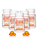 Orange Burps D-Limonen Supplement - Acid Reducer (Antsyre for syre Reflux), Heartburn Relief, GERD Relief, og Indiestion Relief | Orange Peel Ekstrakt for helse og velvære (1000 mg, pakke med 5)