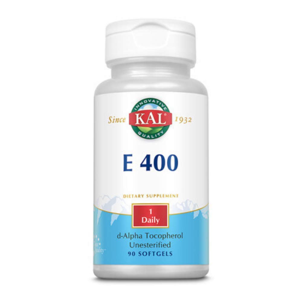 KAL E-400 D-Alpha Tokoferol 400 IE Softgels, 90 Antall