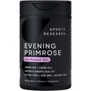 Idrettsforskning Kveld Primrose Supplement fra kald presset olje - Softgels for kvinners helse og hud helse - Glutenfri og ikke-GMO GLA - høy styrke 1300mg, 30 Teller