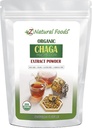 Z Natural Foods Organic Chaga Mushroom Extract Powder, konsentrert Premium Mushroom Extract for å støtte immun helse, energiiser din morgen ved å tilsette det til kaffe og te, 1 lb