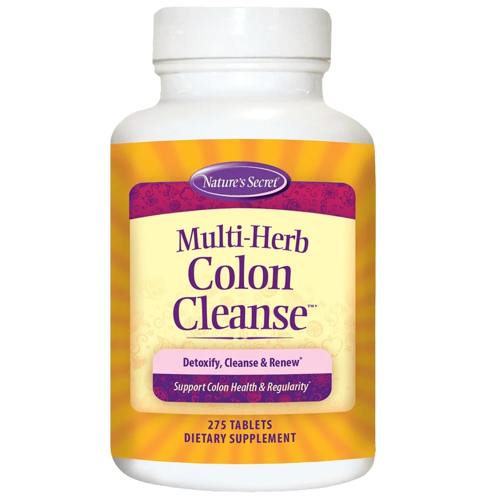 Nature's Secret Multi-Herb Colon Cleanse Digestive Health Gut Cleanse