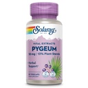 SOLARAY Pygeum Bark Extract 50mg - Pygeum Supplement for prostata helse støtte - garantert å inneholde 6,5mg Plantesteroler som Beta Sitosterol, Ikke-GMO, Vegan, 60-dagers garanti, 60 Serv, 60 Vegkaps