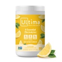 Ultima Replenisher daglig elektrolyt pulver drikk blanding – sukkerfri – sitronade, 90 serveringer – Hydration pulver med 6 nøkkel elektrolyter og spormineraler – ketovennlig, vegansk, ikke-GMO