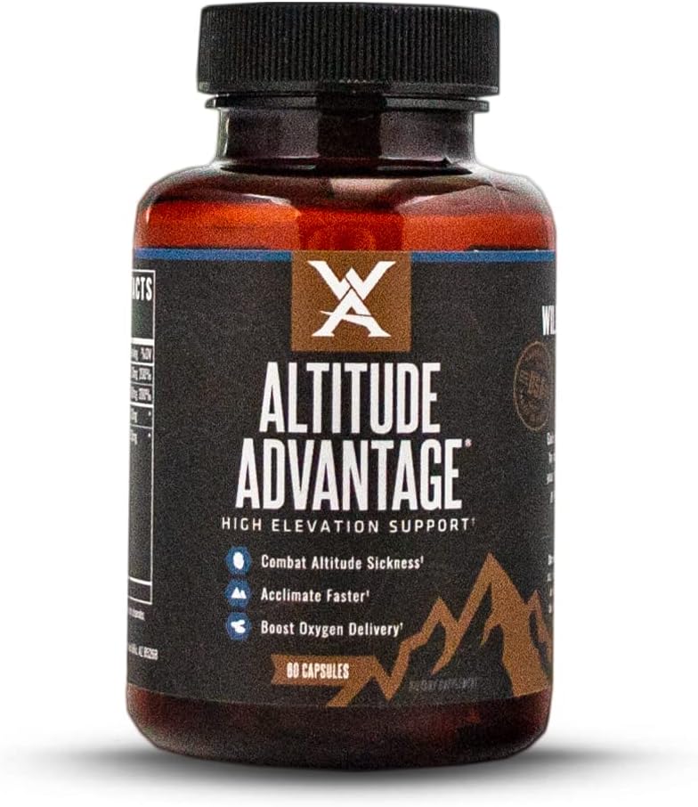 Wilderness Athlete - Høydefordeler ® Høyde Sykdomsforebygging medisin - høy høyde Reduksjon, Golden Root Extract for å bekjempe Høyde Sykdom (60 greve flaske)