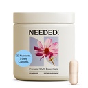 Trenger. Multivitamin for prenatal | Prenatal Multi Essentials Capsule - Graviditet, amming, postpartum | Ekspertformulert og tredjeparts testet, | 30-dagers forsyning