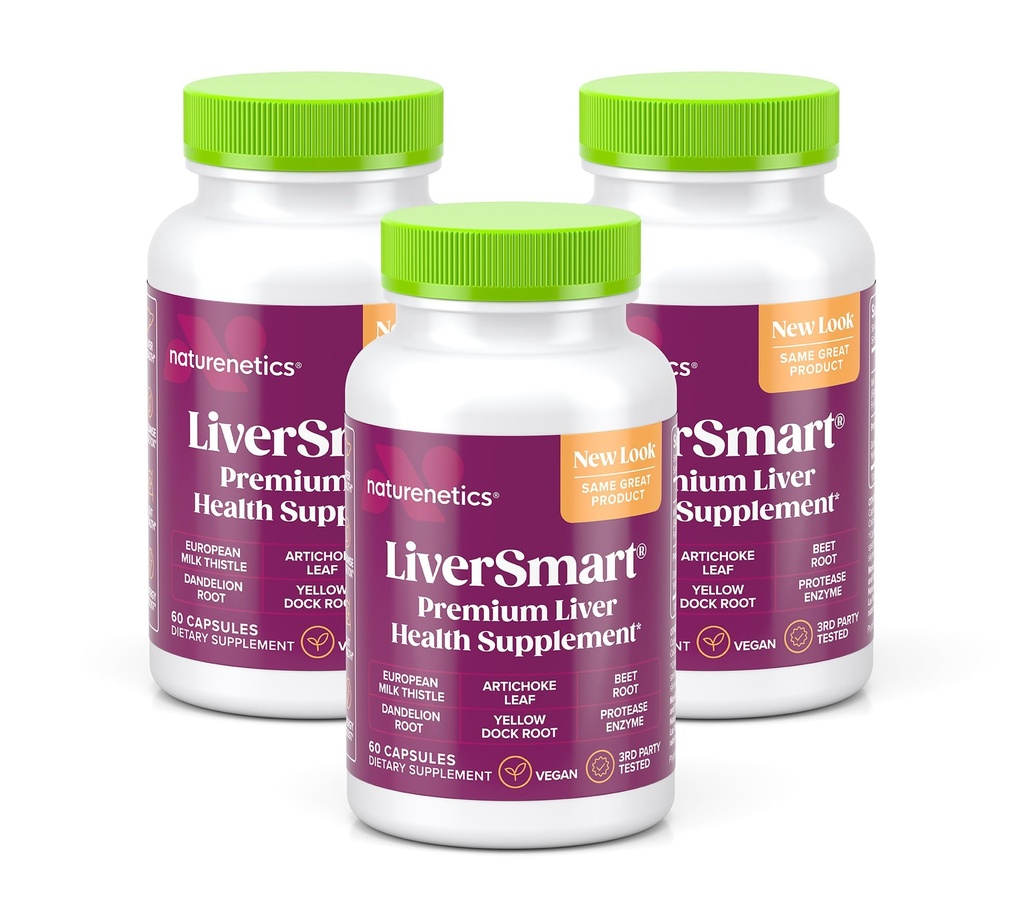 LiverSmart - Liver Cleanse & Repair Formula med europeisk Melke Thistle, Silymarin, Artichoke, Dandelion, Yellow Dock Root, Beet Root - Supplement til hjelp, Forny og støtte Liver Helse (3)
