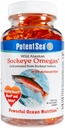Wild Alaskan Sockeye Omegas Salmon Fish Oil Supplement, Omega-3 EPA og DHA, Easy Digestion, Cold Pressed, 90 Softgel