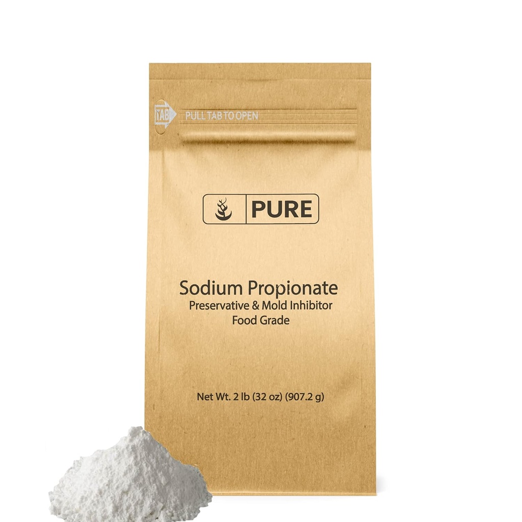 Rene opprinnelige ingredienser Natriumpropionat (2 lb) Preservativ & Mold Inhibitor, Mat Grade, Mattilsetning