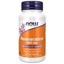 NU Mattilskudd, Naturlig Resveratrol 200 mg med rødvin ekstrakt, 60 Veg Kapsler