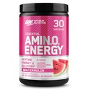 Optimum Nutrition Amino Energi - Før trening med grønn te, BCAA, Aminosyrer, Ketovennlig, Grønn Kaffeekstrakt, Energipulver - Vannmelon, 30 Servering (Packing May Vary)