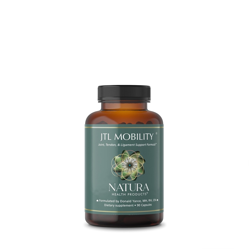 Natura Helseprodukter JTL Mobility Supplement - støtter sunn felles funksjon, mobilitet og komfort - Med collagen, Glukosamin Sulfate, Chondroitin Sulfate & Hvit Willow (90 kapsler)