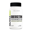 NutraBio Quercetin Avansert med tilsatt vitamin C og Bromelain - Potent Antioksidant - 90 kapsler