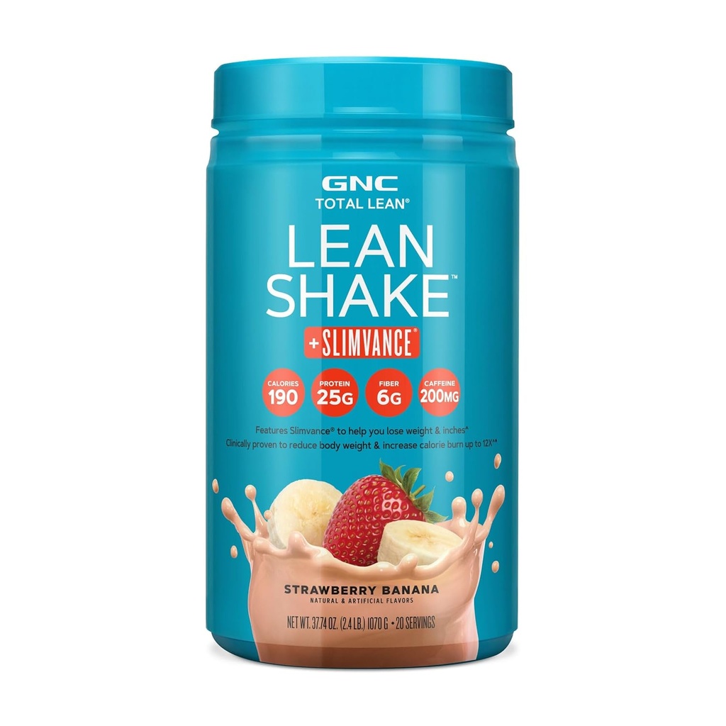 GNC Total Lean Shake + Slimvance Stim - Strawberry Banan (20 Serveringer)