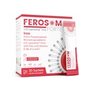 LCE Liposomal Jern pulver - 21 mg Elementalt Jern med vitaminer B12, B6, C, D & Folinsyre - Gentle Berry-Flavored Supplement Drink, 30 Vegansk Sachets