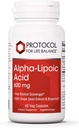 Protokol Alpha Lipoic Acid 600mg - Grape Seed Extract og Bioperin - 60 Veg Caps