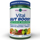 Vital Planet - Vital Gut Boost Powder av Brenda Watson, PBS Gut Sjekk Hope Supplement med Fiber 35, Omega 3 olje, probiotika, og Digestive Enzymes, 8.1oz, 230 gram, 30 serveringer