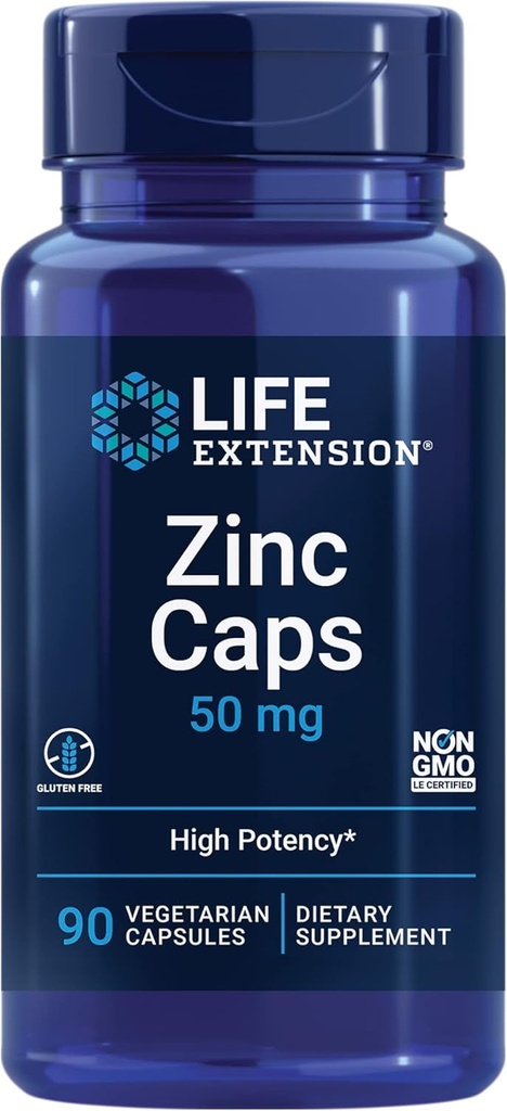 Livsforlengelse Lysin 620mg og sink 50mg - 100 vegetariske kapsler og 90 vegetariske kapsler