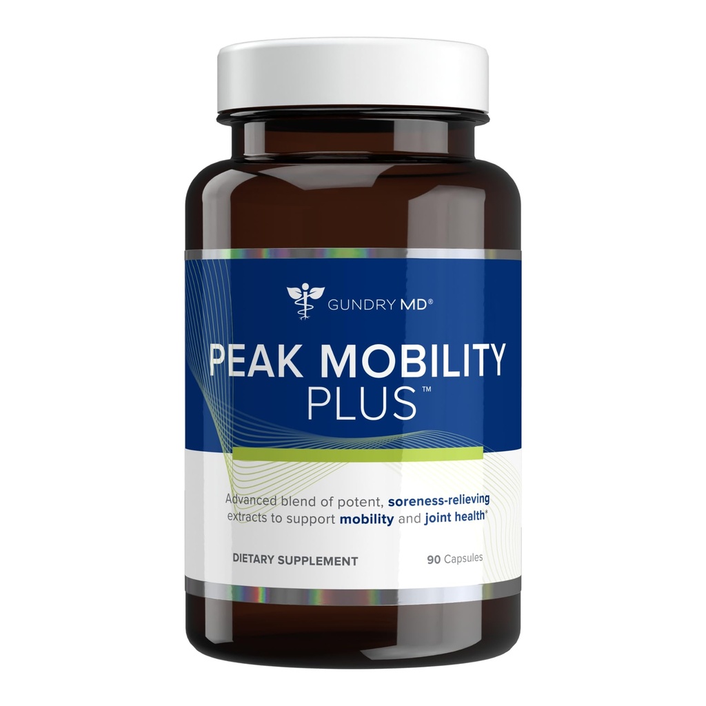 Gundry MD® Peak Mobility Plus Advanced Joint and Flexibility Support Formula, 60 greve