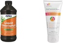 NU Kosttilskudd, flytende klorophyll, Superkonsentrert, intern deodorizer*, Boost Energi & vH Essentials, Ph Balanced Daily Feminine Vaske, Te Tree Olje & Prebiotic, 6, Fl Oz, (pakke med 1)