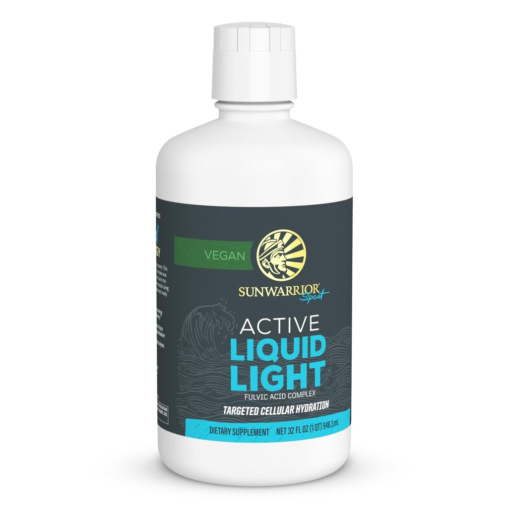 Fulvic Acid Trace Minerals Drops Supplement organisk flytende Mineral Vann Drops Vegan ® Plant Basert flytende lys Mineral Complex 32 Fl Oz 32 Serverer av Sunwarrior