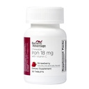 Bariatrisk fordel Iron 18 mg med vitamin C Chewable - Jordbær - 30 tabletter