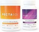 EcoNugenics fremmer brysthelse og cellestøtte - BreastDefend 30 Capsules + PectaSol-C Modifisert Citrus Pectin 454 Grams Bundle