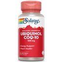 Solaray Ubiquinol CoQ-10 100mg forbedret absorpsjon Softgels - Ubiquinol CoQ10 Supplement for menn og kvinner, Coenzym Q10-30 Softgels