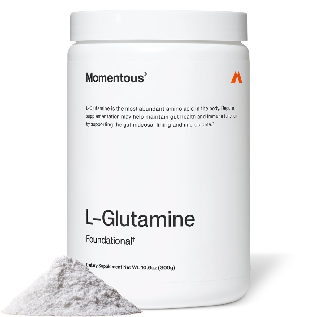 Momentous L-Glutamine pulver - NSF-sertifisert for Sport - 60 Serveringer