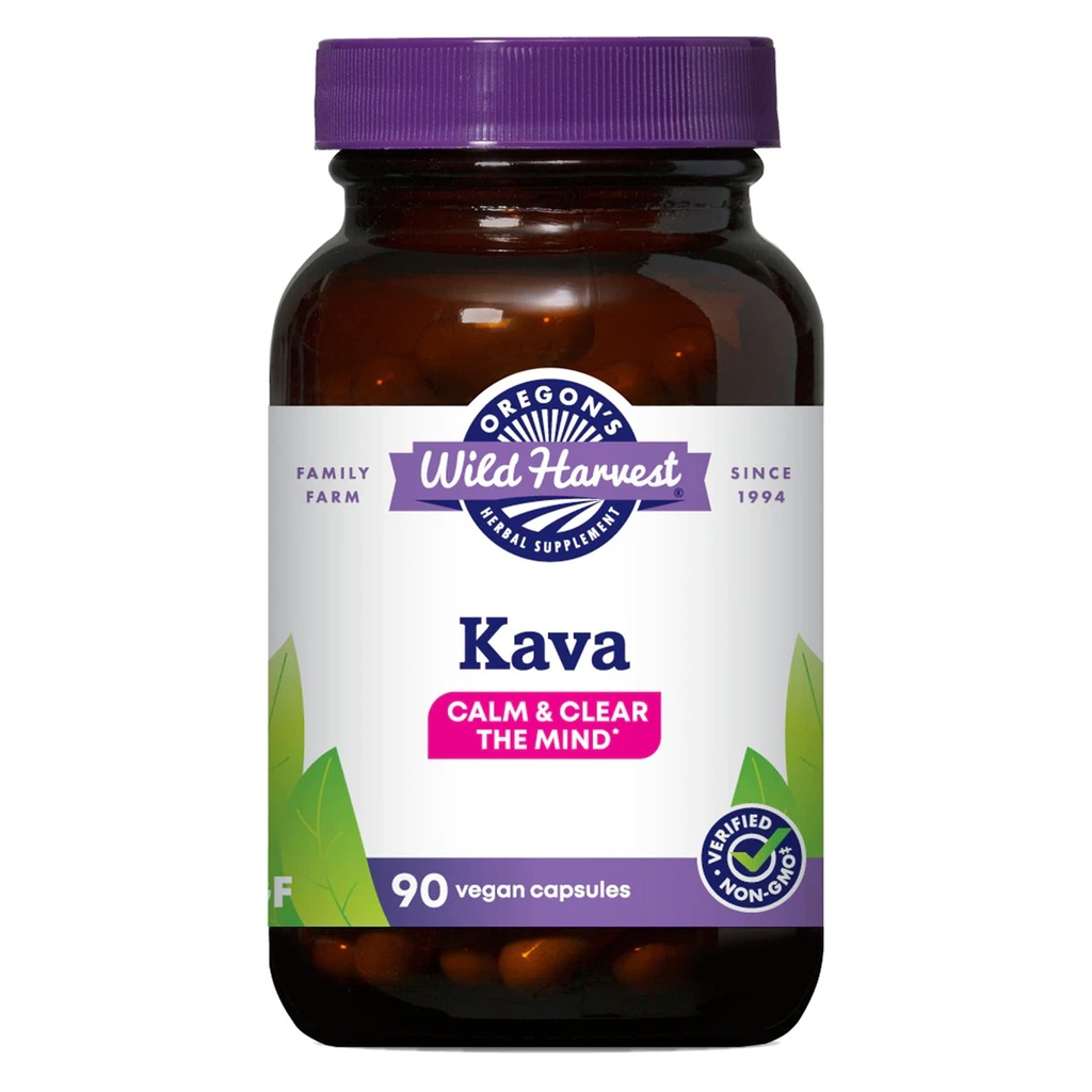 Oregon Wild Harvest Kava Root Capsules, 90 greve