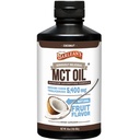 Barlean's MCT Oil Supplement, Coconut Flavored for keto kaffe, emulgert creamy flytende syrup med 5,400 mg plantebasert MCT støtter energi, fokus og velvære, 16 oz
