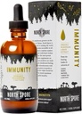Nordspore organisk immunisme Mushroom Tinktur (4 oz) | 100% frukting kroppen ekstrakter | Chaga, Tyrkia Tail, Reishi, Maitake, Shiitake | Certified Organic, Vegan, ikke-GMO | Adaptogen, laget i USA
