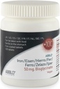 50 mg. Jern BISGLYCINATE (100 enheter) ABBLO er gentle på magen og kan tas med mat.