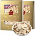 2 bokser av American Wisconsin Ginseng Slices - forbedret energi, ytelse og mental helse for menn og kvinner. Totalt 8 Oz.