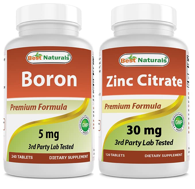 Bor 5 mg & zinkcitrat 30 mg