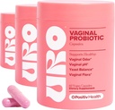 O Positiv Uro Vaginal Probiotika for kvinner pH Balanse med prebiotika og Lactobacillus Probiotic Blend - Vaginal Helse Supplement - Fremme sunn Vaginal Odor & Vaginal Flora, 60 greve (Pack of 3)