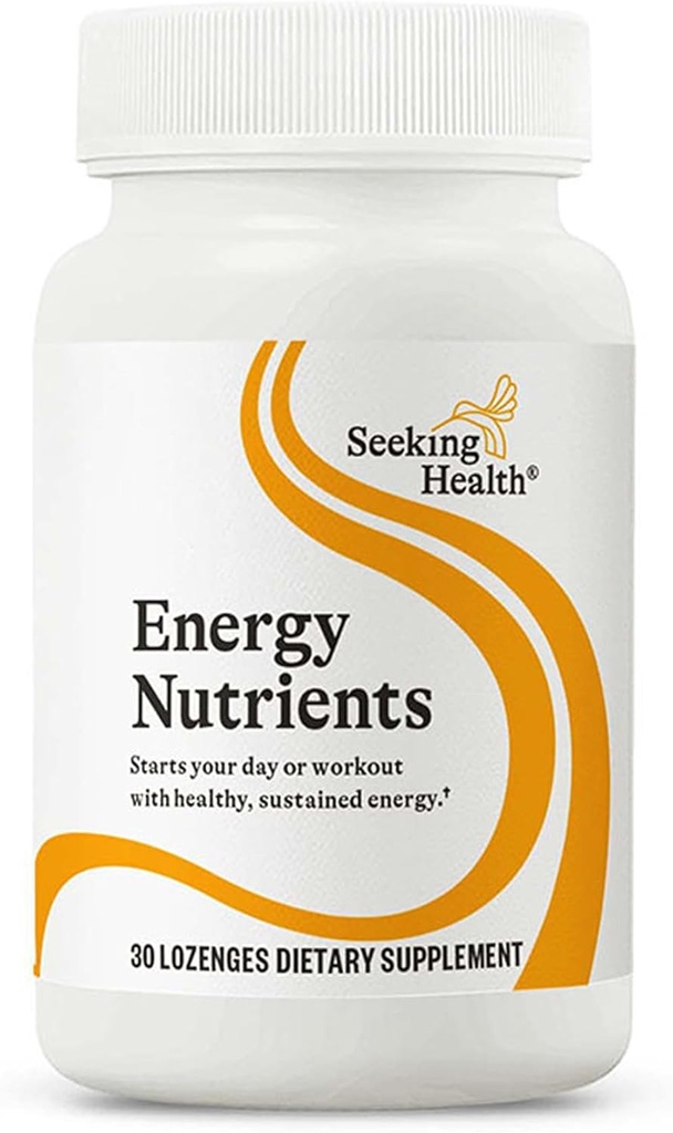Søker helse energi næringsstoffer - Tidligere NADH + CoQ10, 25 mg NADH + 25 mg CoQ10 for å støtte naturlig energi og sunn aldring, antioksidant støtte, minne og fokus støtte (30 lozenges)*