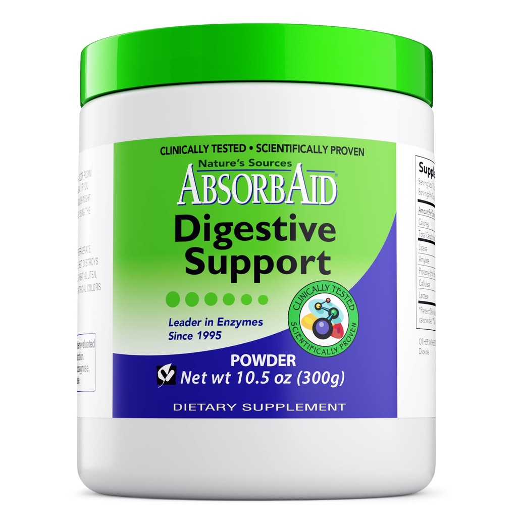 AbsorbAid Digestive Enzymes 300 Grams, prov på å øke vital næringsstoffer absorpsjon med opp til 71%