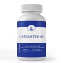 Rent opprinnelige ingredienser L-Ornithine, (100 kapsler) Alltid ren, ingen tilsetningsmidler eller fyllstoffer, Lab verifisert