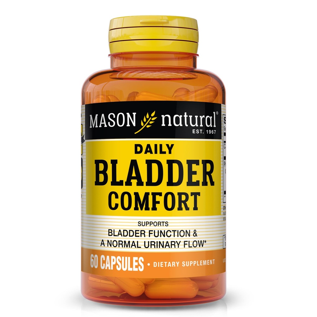 MASON NATURAL Daily Blader Comfort, 30-dagers forsyning med kalsium, Pumpkin frø, og soya Germ å støtte normal bladder funksjon