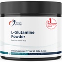 Designs for helse vegetarisk L Glutamin pulver - ren 3000mg aminosyre Supplement - fremmer muskelgjenvinning, Gut + immun støtte - ikke-GMO Glutenfri drikke tilsetning (83 Serveringer / 250g)