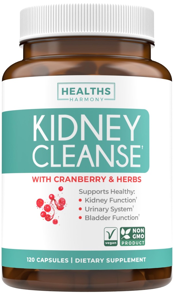 Chanca Piedra Nurnal Cleanse Detox & Repair - Herbal Liver & Nurnal støtte Supplement med Cranberry Astragalus & mer for rengjøring Beskyttende støtte - Vegan Non-GMO & Lab Verifisert (4 måneders forsyning)
