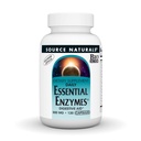 Kilde Naturals Essential Enzymes 500mg Bio-Aligned Flere Enzyme Supplement Herbal Forsvar for Digestion, Gass, Accelerasjon og Bloating Relief - støtter immunsystem * - 120 Vegetariske kapsler