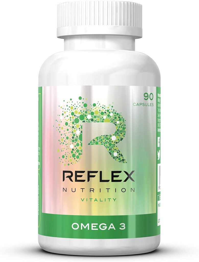 Reflex Ernæring Omega 3 - 90 x 1000mg Caps